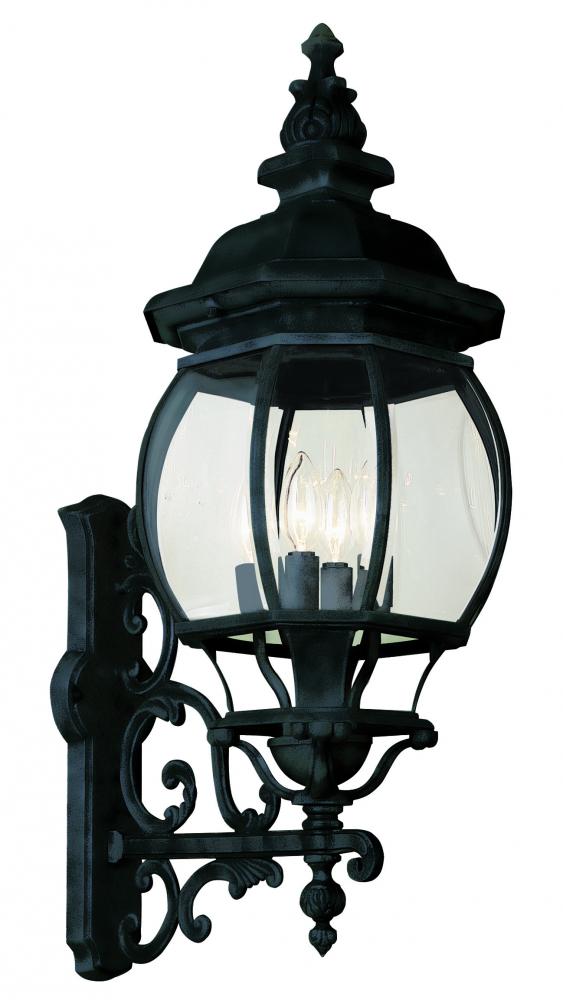 White Trans Globe Lighting 4052 WH Outdoor Francisco 32 Wall Lantern 